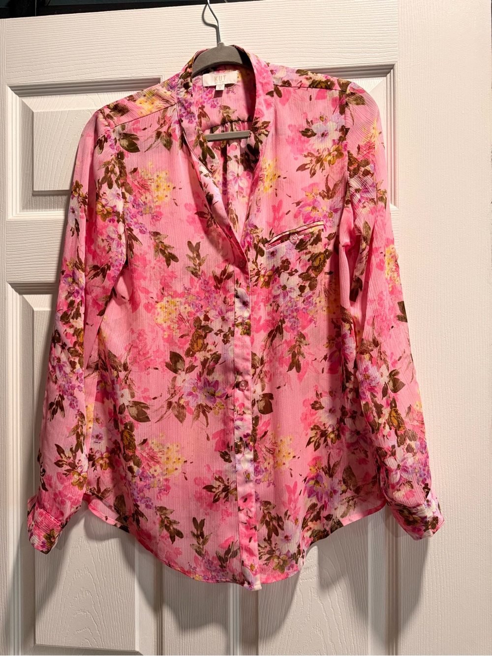Kut from the Kloth chiffon blouse medium